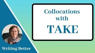 Collocations in English with TAKE | Learn English Vocabulary