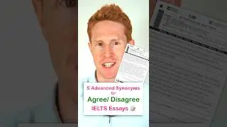 5 Advanced Synonyms for IELTS Essays | Agree/ Disagree Essays #ielts #ieltswriting