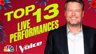 The Best of the Top 13 Live Performances | NBCs The Voice 2022