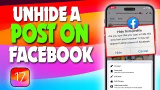 how to unhide a post on Facebook | PIN ON |