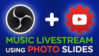 PART 1: Music Livestream using PHOTO Slides | OBS Tutorial | WhiteBeanieGuy Tips & Tutorials