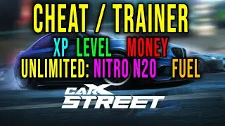 XP, LEVEL, MONEY, UNLIMITED NITRO, FUEL (CHEAT / TRAINER) - CarX Street