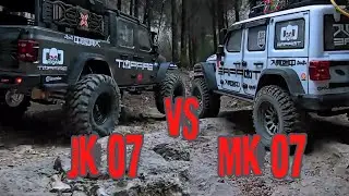 RLAARLO JEEP MK07 Rubicon  VS JK07 Pro Gladiator 1/7 SCALE 4X4 OFF ROAD