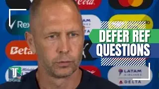 Gregg Berhalter BLAMES Tim Weahs silly RED CARD for Panama DEFEATING the USMNT in Copa America