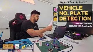 Vehicle Number Plate Detection System using Python | Challan for Overspeed and Noise using Arduino