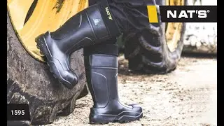 NAT'S 1595 Steel Toe Boots for Men, Waterproof Work Boots - CSA Approved, Ultralight, Up to -40°C