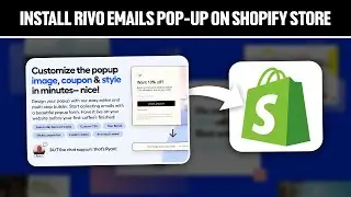 How To Install Rivo Email Popups On Your Shopify Store 2024! (Full Guide)