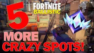 5 MORE Crazy Spots in Fortnite Ballistic to Help you WIN games!