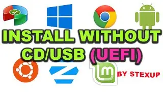 Installa Windows/Linux/WinPE senza CD/USB [UEFI]