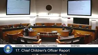 SCC Children, Seniors, and Families Committee Meeting  April 27, 2023 2:00 PM