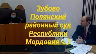 Зубово Полянский районный суд Мордовия юрист Вадим Видякин ч 3