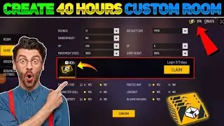 HOW TO CREATE 40 HOURS CUSTOM ROOM IN FREE FIRE | 40 HOURS CUSTOM ROOM KAISE BANAYE | 40 HOUR CUSTOM