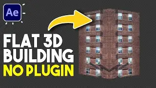 Flat 3D Building Animation in After Effects | NO PLUGIN