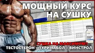 МОЩНЫЙ КУРС НА СУШКУ! ТУРИНАБОЛ + ТЕСТОСТЕРОН + ВИНСТРОЛ