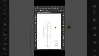 Simple Way to make 3D Illusion in Illustrator |Adobe Illustrator #short #youtubeshorts #shortsvideo