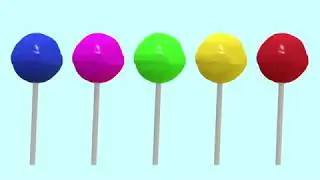 Lollipops Finger Family Nursery Rhyme #2