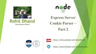 Nodejs Express Server   Cookie Parser Part 2