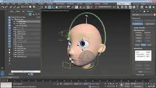 Facial Rigging For Beginners in 3ds Max 2018 - learn 3D Rigging