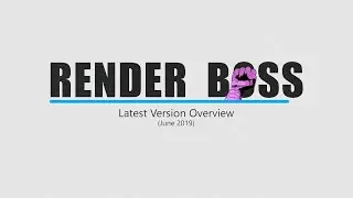 New Features in Render Boss 1.1
