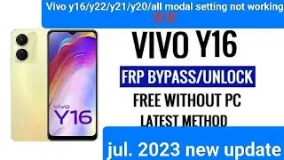 vivo y16 frp 2023/vivo y16 frp bypass android 13