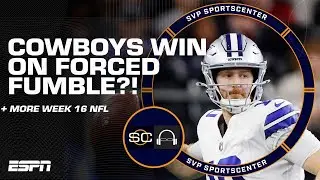 FORCED FUMBLE?! 🤯 Cowboys' WILD WIN vs. Bucs + Week 16 action 🔥 | SC with SVP