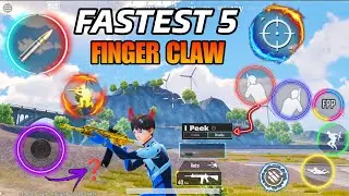 Fastest 5 finger claw Control Code 🤯 & 0 Recoil Sensitivity in BGMI/ pubg mobile