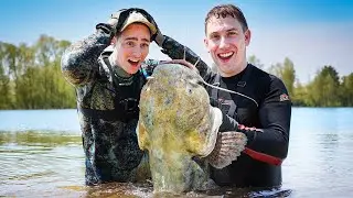 Brits go Noodling for Catfish in the Deep South!