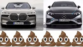 MERCEDES EQS vs BMW I7 ! BATTEL of HORRIBLE CARS