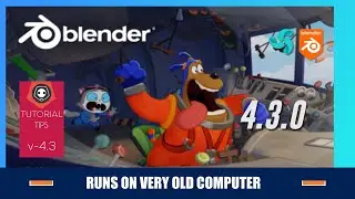 🪷🌹🧘‍♂️BENDER 4.3.0 RUNS ON OLD COMPUTER MESA INEGRATED GPU UBUNTU youtube review