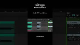 (Un)Fold Selected Tracks - Ableton Live Shortcuts #shorts