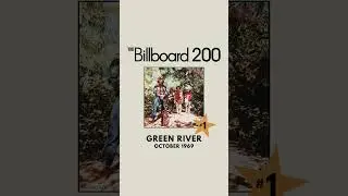 In 1969, #CCR's third studio album, Green River, peaked at No. 1 on the Billboard 200 Chart #shorts