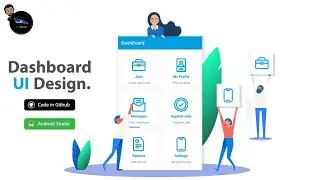 Dashboard Material UI Design in Android Studio (with Code)