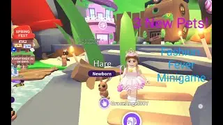 Adopt Me Update! Spring Fest! New Pets & Fashion Fever Minigame! Neon Easter Pets!