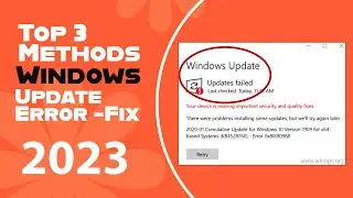 How to Fix Windows 11 Update errors? - 