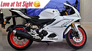 2024 Yamaha R15 V4 Intensity White Colour | On Road Price | Advance Features & Mileage | Smart Biker