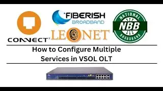 How to configure OLT Vlan mode | How to configure Multiple ISP Services in single OLT