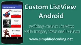 Custom ListView Android – Building Custom ListView with Images