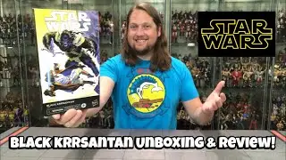 Black Krrsantan Star Wars Black Series Unboxing & Review!