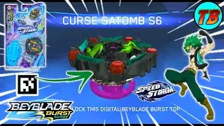 CURSE SATOMB S6 QR CODE BEYBLADE BURST SURGE APP!!