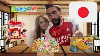 GIRLFRIEND TRIES JAPANESE CANDY !!!!