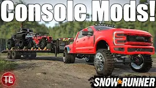 SnowRunner: CONSOLE MODS in 2024! BEST New Tow Rig!? (Xbox/PS4/PS5/PC Gameplay)