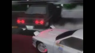 AE86 vs Skyline GTR R32 (Muffled Eurobeat intensifies) - Initial D Battle Stage