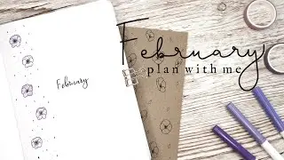 Plan With Me February 2020 | Bullet Journal Monthly Setup