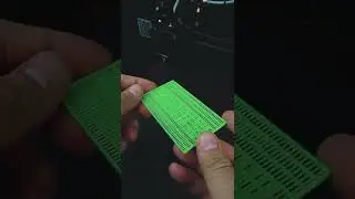 Переливающаяся визитка на 3D принтере