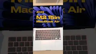 The new 15in MacBook Air is kind of weird ngl #apple #macbookair #wwdc23