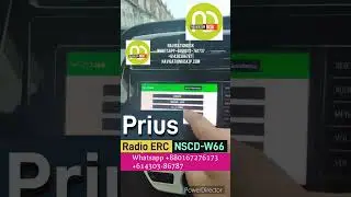 Prius NSCD-W66 radio English Erc code and unlock