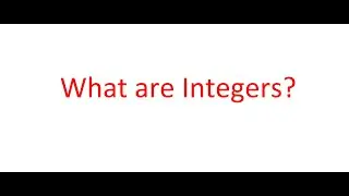 What is Integers in Hindi / Integers kya hote hai/