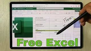 How to Get Microsoft Excel for Free in Samsung Tablets (Tab S8 Plus)