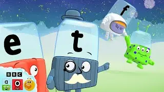 Aliens and Alphabets! 👽 | Learn to Read for Kids | ABC | @officialalphablocks