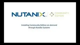 Nutanix Community Edition Through Ravello Systems